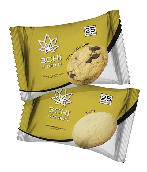 25 mg - Cookie Chocolate Chip - D9 THC - 3Chi