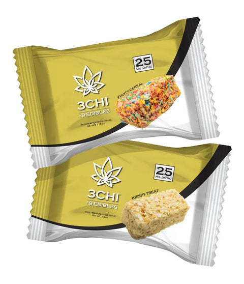 25 mg - Cereal Treat Fruity - D9 THC - 3Chi
