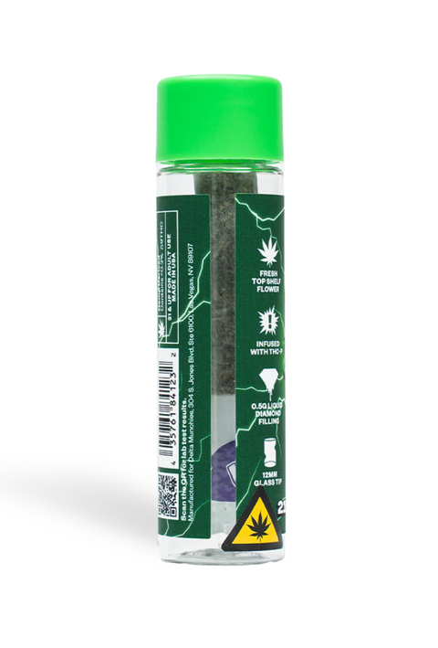 Pre Roll 2g - Magic Melon Juice - SATIVA - THCP Diamond Jelly Holes - Delta Munchies