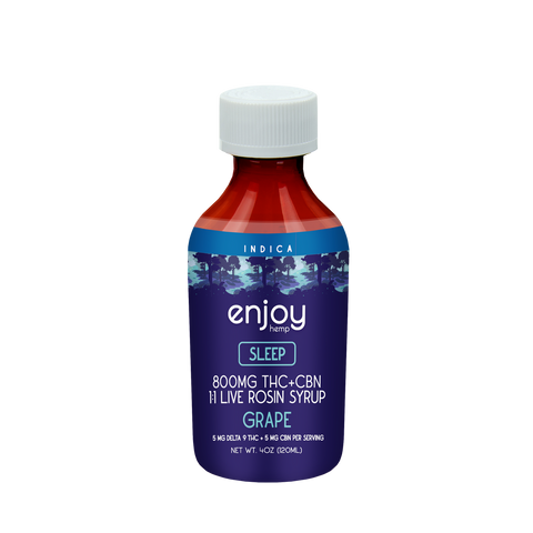 800 mg Syrup - Grape - INDICA - Delta 9 THC - Enjoy