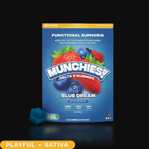 200 mg - Gummies Blue Bream - SATIVA - Delta 9 - Delta Munchies
