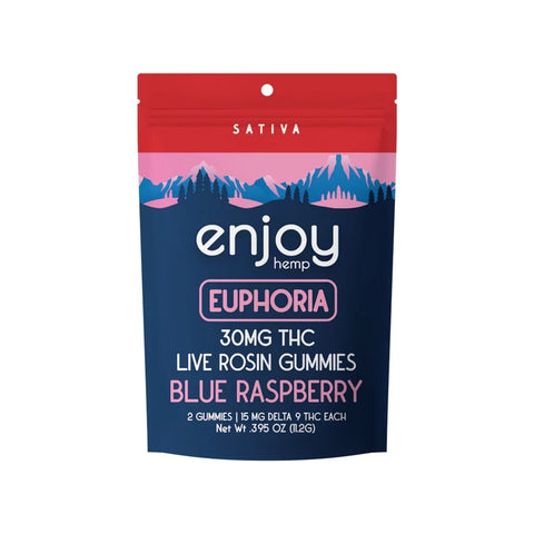 30 mg Euphoria Sativa Gummies - Delta 9 Live Rosin - Enjoy