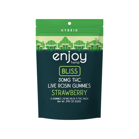 30 mg Bliss Hybrid Gummies - Delta 9 Live Rosin - Enjoy