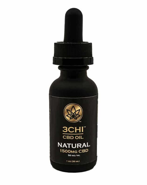 1500 mg - NATURAL CBD TINCTURE - 3Chi