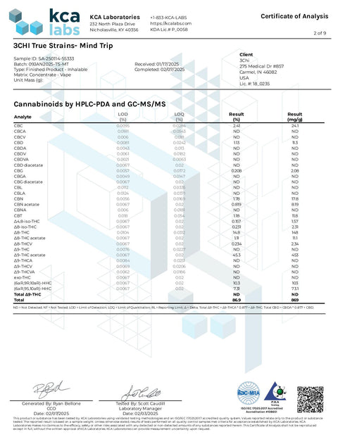 3 ML Disposable - Mind Trip - HYBRID - 3Chi