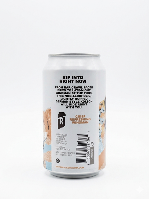 Rationale Brewing Non-Alcoholic Kölsch Style Brew