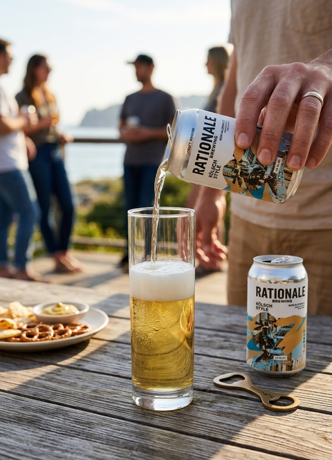 Rationale Brewing Non-Alcoholic Kölsch Style Brew