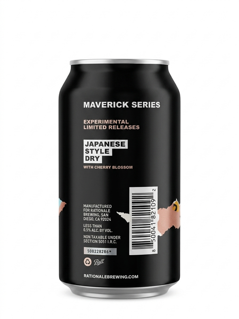 Rationale Brewing Non-Alcoholic Japanese Style Dry (With Cherry Blossom)