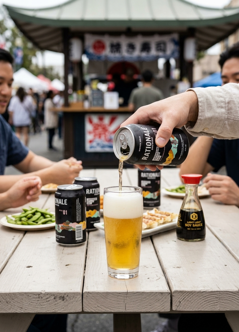 Rationale Brewing Non-Alcoholic Japanese Style Dry (With Cherry Blossom)