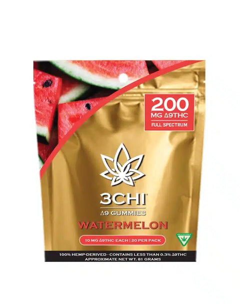 200 mg - Gummies Watermelon - D9 - 3Chi