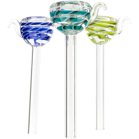 Glass Bowl Slide with Thorn Handle