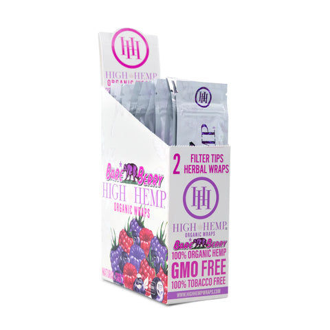 Wraps - Bare Berry Organic Hemp - High Hemp