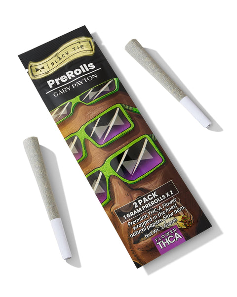 Black Tie - GARY PAYTON THC-A PreRolled Joints (2-Pack) - HYBRID