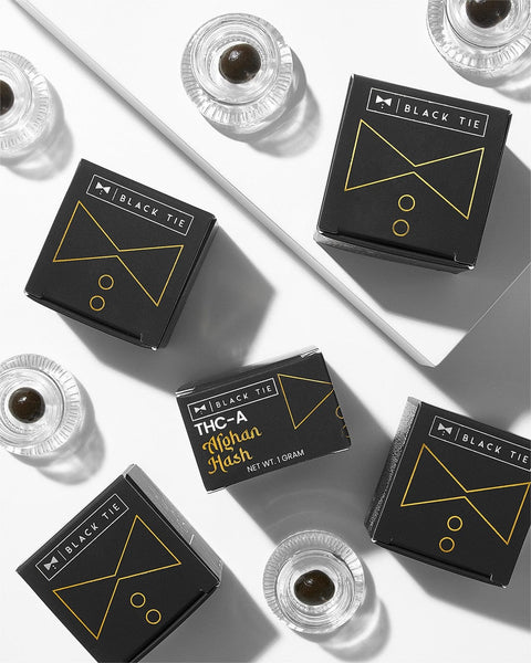 1 Gram - Afghan Hash Premium THCa Concentrate - Black Tie