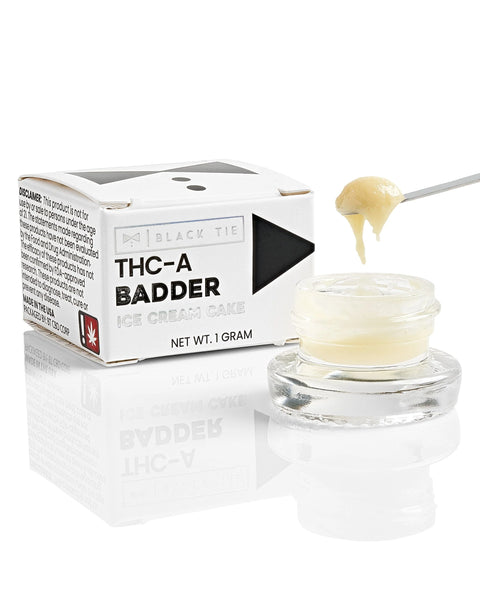 1 Gram - Ice Cream Cake - Premium THCa Badder - Black Tie