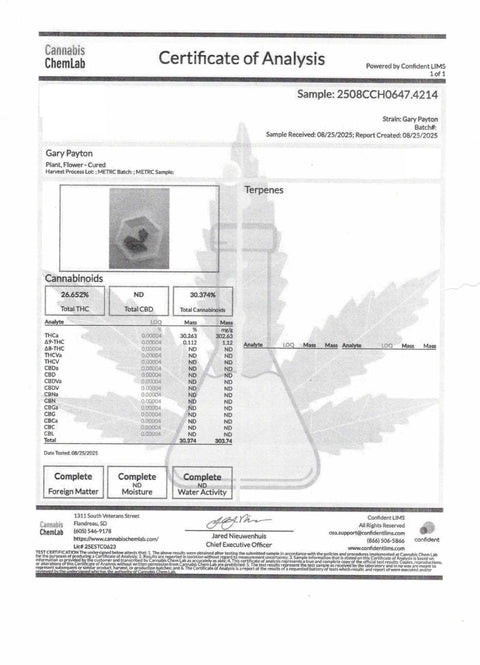 1.5G THCa Prerolls - Gary Payton 30% (HYBRID) - Bud Hugs
