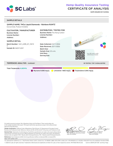 1 Gram Pod Starter Kit - THCA LIVE RESIN + LIQUID DIAMONDS - Rainbow Runtz (HYBRID) - MHC