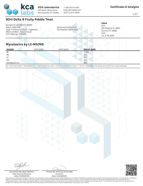 25 mg - Cereal Treat Fruity - D9 THC - 3Chi