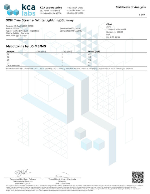 300 mg - Gummies White Lighting - HYBRID - Delta 9 THC - 3Chi