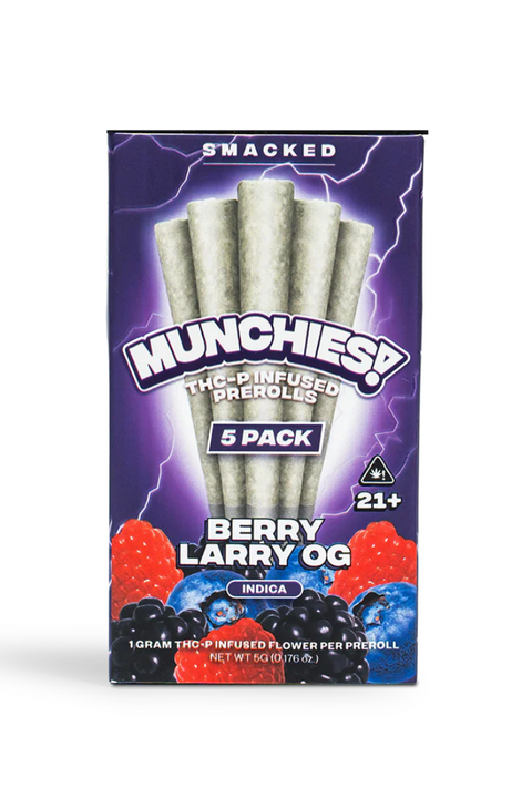Pre Roll (5 Pack) - Berry Larry OG - INDICA THCP - Delta Munchies