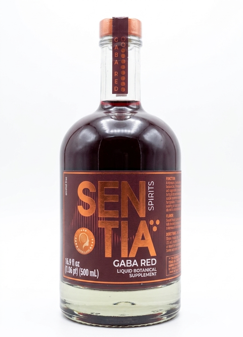 Sentia Spirits GABA Red – Alcohol-Free Liquid Botanical Supplement (500ml)