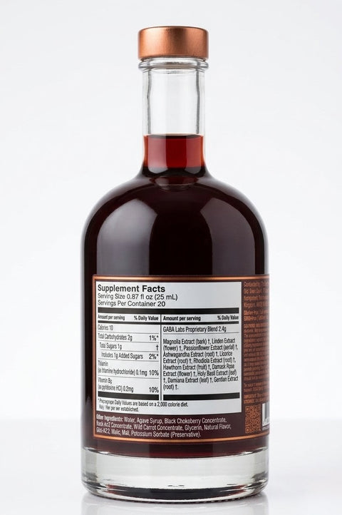 Sentia Spirits GABA Red – Alcohol-Free Liquid Botanical Supplement (500ml)