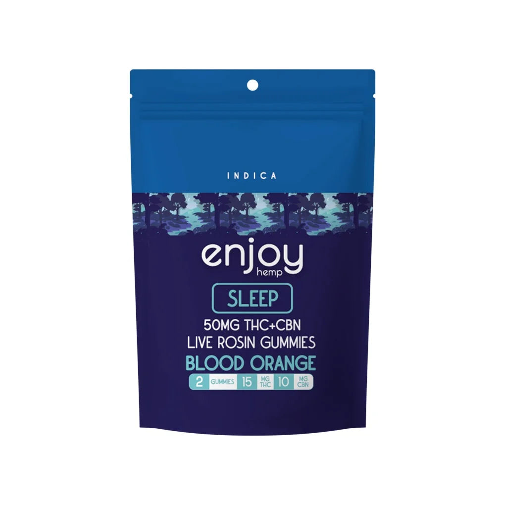 50 mg Deep Sleep Gummies - Blood Orange - Delta 9 + CBN - Enjoy