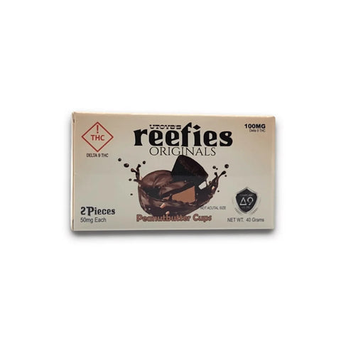 100 mg - Reefies Peanutbutter Cups - Delta 9 THC - Utoya